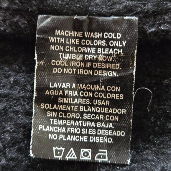 Men's Beverly Hills Polo Club Fleece Vest Size L Black Zip Pockets Sleeveless - Picture 6 of 7